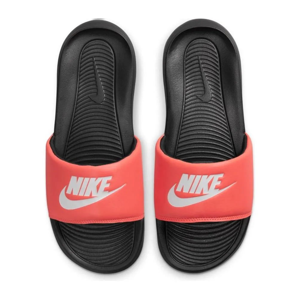 Women's Nike Victori One Slides (Black/Magic Ember/White)(CN9677-800)