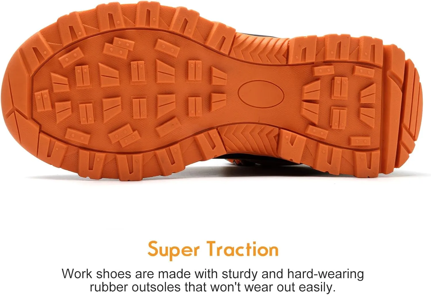 Work Boots for Men Steel Toe Boots Comfortable Breathable High Top Indestructible Safety Boots for Women Lightweight Safety Shoes Non Slip Work Shoes Industry Construction Waterproof Boots